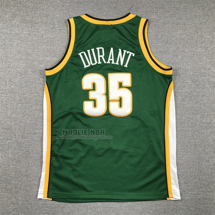 Maglia
 Kevin Durant NO 35 Bambino
 Seattle SuperSonics Mitchell & Ness 2007-08 Verde
